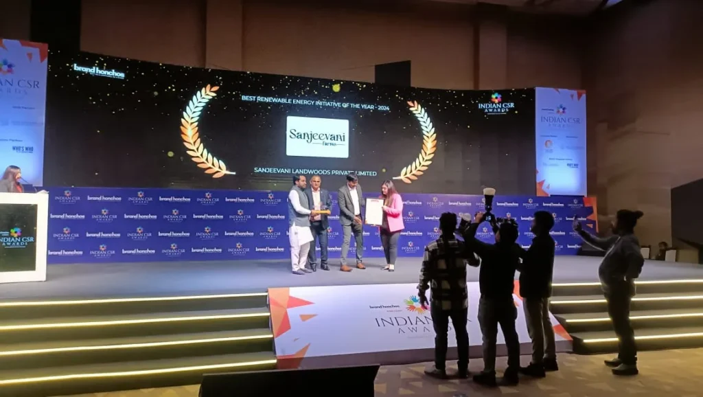 Sanjeevani Farms Has Won Indian CSR Award for Best Renewable Energy Initiative